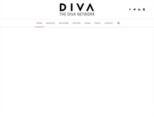 Tablet Screenshot of divawine.com